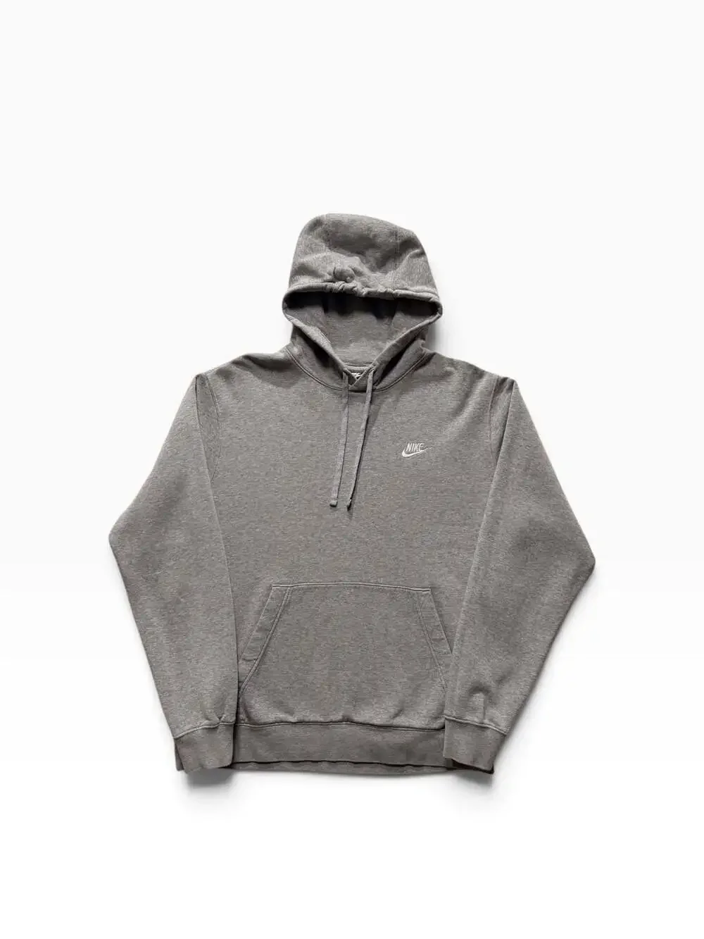 Nike Men's Club Pullover Fleece Hoodie Gray Size L